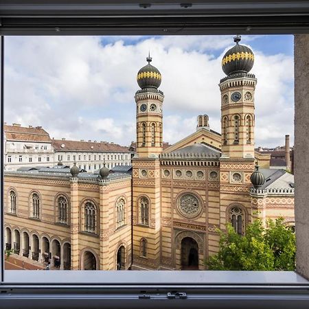 Breathless Panorama Synagogue Elegant Attic Free Parking Reservation Needed Будапешт Екстер'єр фото