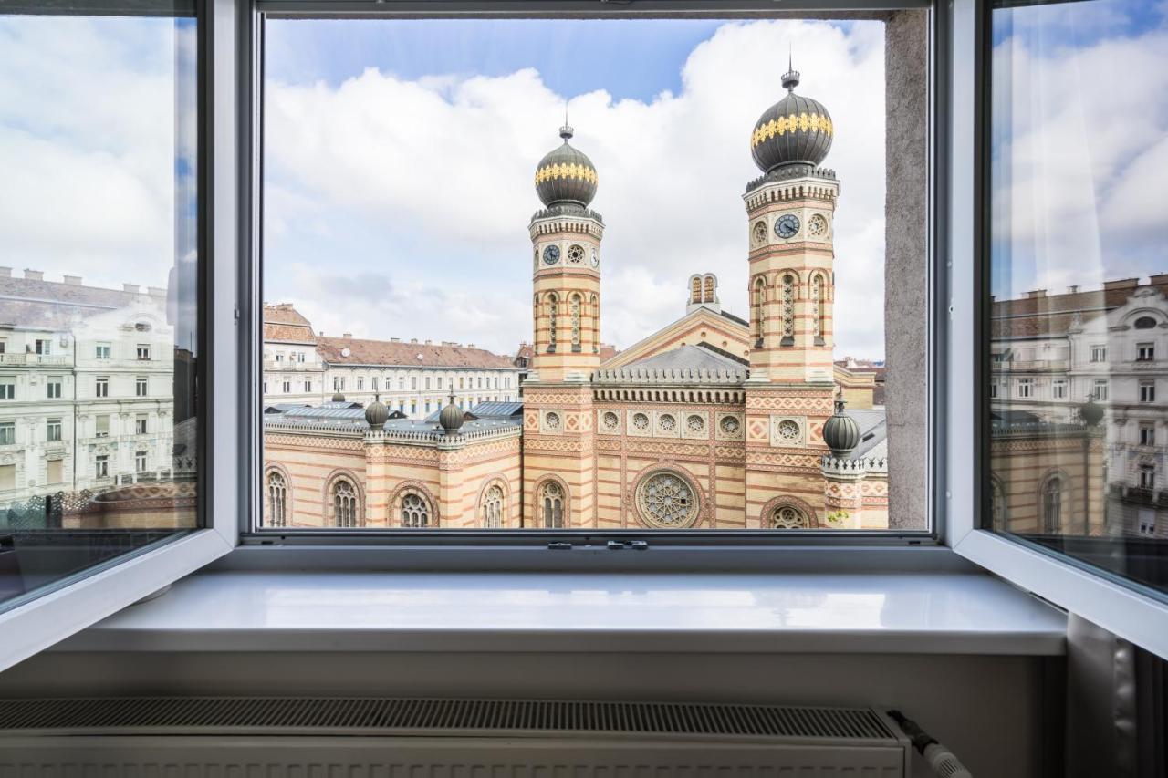 Breathless Panorama Synagogue Elegant Attic Free Parking Reservation Needed Будапешт Екстер'єр фото